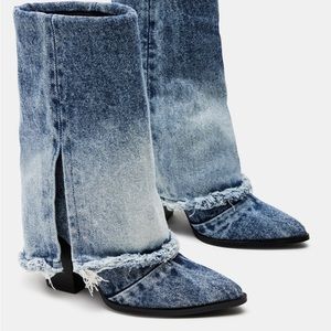 Steve madden denim boots